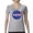 Gray, variant on NASA Meatball Logo Women's V-Neck T-shirt Iconic American Astronaut Space Souvenir