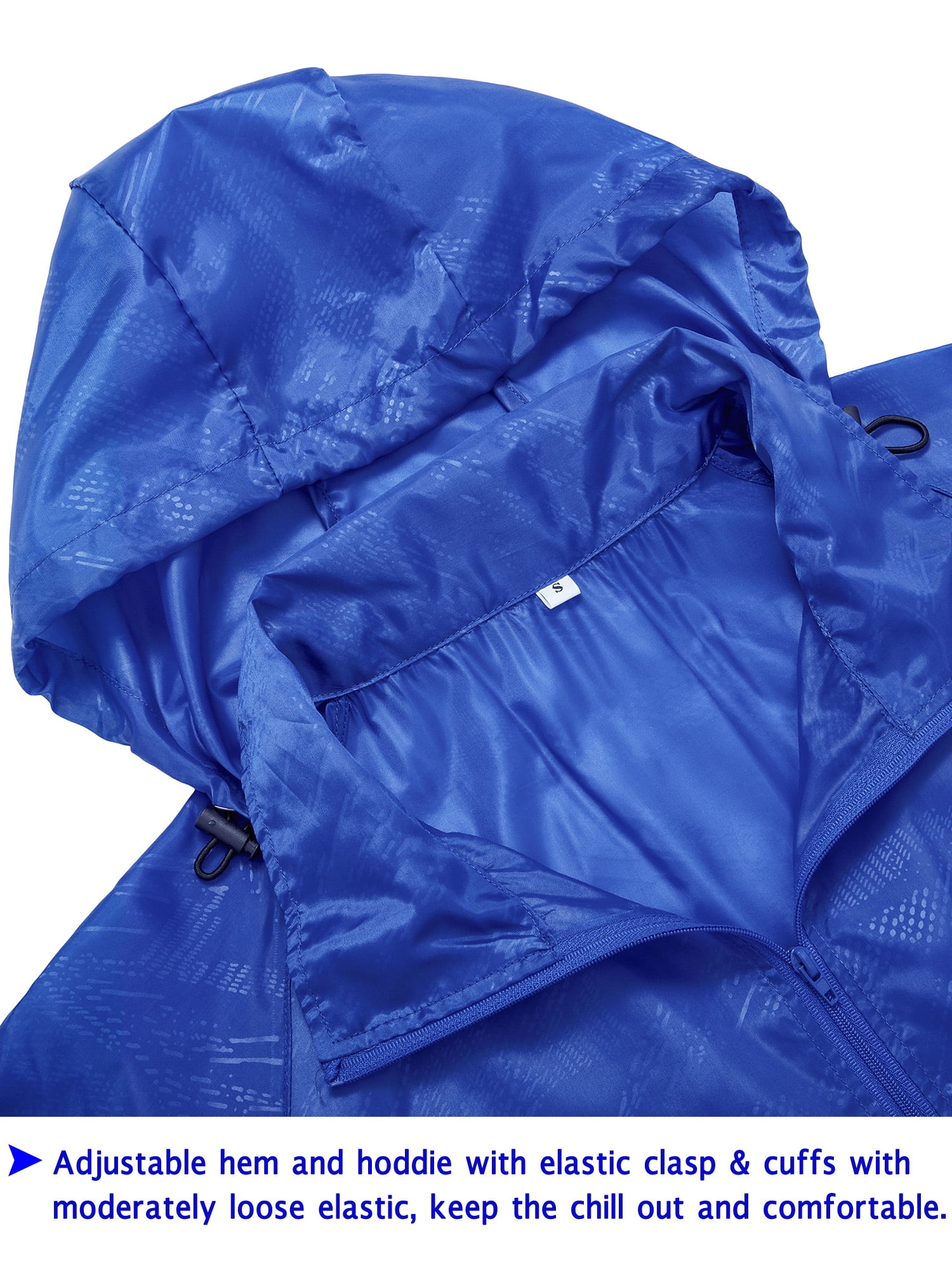 Royal blue shop windbreaker womens