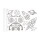 thumbnail image 4 of Rollo de dibujo para niños, desplazamiento de Graffiti de lápiz de colores, juguete educativo, dibujo artístico pegajoso, papel de pintura para colore Espacio de ensueño, 4 of 8