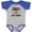 Baseball Heather and Royal, variant on Inktastic Future Dart Player Game Boys or Girls Baby Bodysuit
