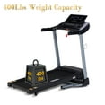 thumbnail image 4 of 400 LBS Capacity Treadmill with 18% Auto Incline 18.9" Wide Belt 3.5HP Folding Electric Treadmill with LED Display Running Walking Exercise Machine for Home Use, 4 of 7