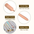thumbnail image 3 of Unique Bargains 4Pack 5' Stainless Steel Mini Ice Tea Spoons Coffee Ice Cream Spoon, Rose Gold, 3 of 4