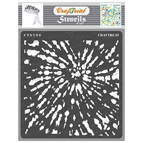 CrafTreat Appetit Stencils for Painting | 6"x6" Stencils and Templates