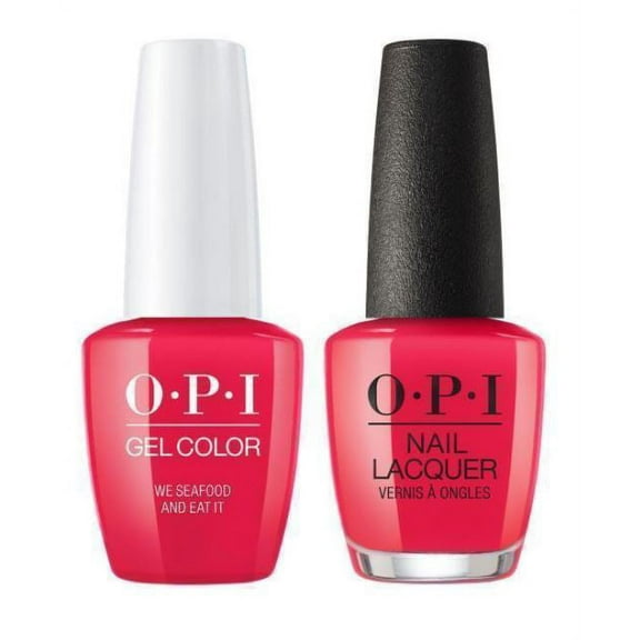 OPI Nail GelColor   Matching Polish Lisbon Combo [WE SEAFOOD AND EAT IT L20] * BEAUTY TALK LA *