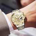 thumbnail image 5 of OLEVS Mens Watch Chronograph Luxury Diamond Dress Business Analog Quartz Wrist Watches Stainless Steel Waterproof Luminous Moon Phase, 5 of 12