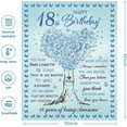 thumbnail image 4 of LHSHID Birthday Gifts for 18 Year Old Girls 18th Birthday Decorations for Girls Best 18th Gift Ideas Throw Blankets for Daughter Niece Sister Friends 30"x40", 4 of 7