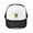Black/White, variant on - Pi Alpha Phi Colored Crest - Adjustable Unisex Printed Trucker Hat with Mesh Back