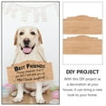 thumbnail image 2 of Blank Wood Signs Hanging Plaque DIY Craft Unfinished Wood Sign for Shop Store, 2 of 5