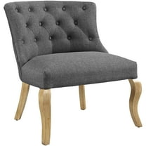 Armchair Accent Chair, Grey Gray, Fabric, Living Kitchen Cafe Bistro Hospitality Restaurant, Modern Contemporary HB32581