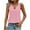 Pink, variant on Admvng Tank Top for Women Casual Sleeveless Solid Ladies Blouse Admvng S-2XL