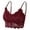 C129/Red, variant on XIYON Women Soft Comfortable Bra Women One Size Vest Crop Wireless Bra Lingerie V Neck Bra Camisole Crop Top Comfy Bra