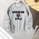 thumbnail image 4 of Sudadera con estampado de cuello redondo para mujer, sudadera ligera, Tops, sudadera para viajes largos, compras, mochilero, otoño , xxl, 4 of 8