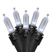 Northlight LED Mini Christmas Lights - Warm White - 33' Black Wire - 100ct