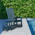 thumbnail image 3 of Oversized HDPE Outdoor Rocking Chair With High Back for Outside Indoor Support 400 lbs,Black(Set of 2), 3 of 9