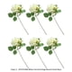 thumbnail image 4 of Rama de flor falsa Bearachild decoración de flores artificiales 6 piezas color Leche blanca, 4 of 6