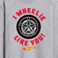 thumbnail image 3 of Hot Wheels - Valentine's I Wheelie Like You - Men's Long Sleeve T-Shirt, 3 of 5