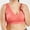 Orange, variant on Christmas! Ohufall Sports Bras for Women, Women Pure Color Plus Size Ultra-thin Large Bra Sports Bra Full Bra Cup Tops