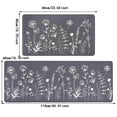 thumbnail image 3 of 2pcs Easter Doormat Kitchen Rugs Flower Spring Mats Decoration Front Door Mat Decorative Non Comfortable Mat Home St Patrick's Day Spring Holiday Floor Mat 16x43 Saw Blanket Heated Lap Blankets And, 3 of 4