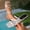 White, variant on Women's Polka Dot Slide Sandals Pointed Toe Flat Non-Slip Comfortable Summer Slippers White 5.5