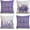 Purple, variant on Spring Pillow Covers 18x18 Inch Set of 4 Lavender Purple Floral Throw Pillow Covers Farmhouse Pillowcase Outdoor Decor Cushion Case for Sofa Couch