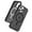 Clear Black, variant on TECH CIRCLE Magnetic Phone Case for iPhone 16 Pro Max (2024 Release) 6.9", Compatible with MagSafe, Woven Texture Back Cover, Shockprooof Protective Lightweight Slim Case for Men Women, Black