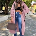 thumbnail image 6 of VBVC Women's Oversized Long Zip Up Hoodie , Drawstring Hooded Jacket For Women , Ladies' Casual Fall Winter Outerwear with Pockets, Pink , S-3XL, 6 of 8