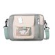 thumbnail image 1 of Bolsa de hombro de moda cruzados de lona para mujer Casual para ir de compras (Verde) JShteea Para Estrenar, 1 of 9
