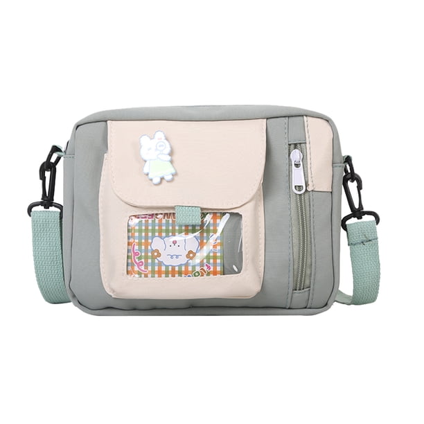 Bolsa de hombro de moda cruzados de lona para mujer Casual para ir de compras (Verde) JShteea Para Estrenar