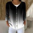 thumbnail image 2 of Long Sleeve Shirts For Women Casual Oversized Sweatshirt&nbsp;Cropped Fall Sweaters 2025 Fall Tops 2025 Long Sleeve Tops White My Items, 2 of 6