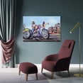 thumbnail image 4 of David Mann Motorcycle Art Gnghost Rider Prints Poster (40) Painting On Canvas Wall Art Poster Scroll Picture Print Living Room Walls Decor Home Posters 12x18inch(30x45cm), 4 of 6