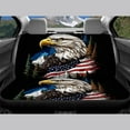 thumbnail image 4 of KUIFORTI Eagle Forest Car Seat Covers Full Set Front and Rear Split Bench for Cars Easy to Install Cover Set Accessories Elastic Fabrics Auto Trucks Van SUV, 4 of 7