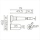 thumbnail image 5 of 10 Bridas Metálicas Autoblocantes Desechables con Forma de para Contenedores, Color Naranja., 5 of 5