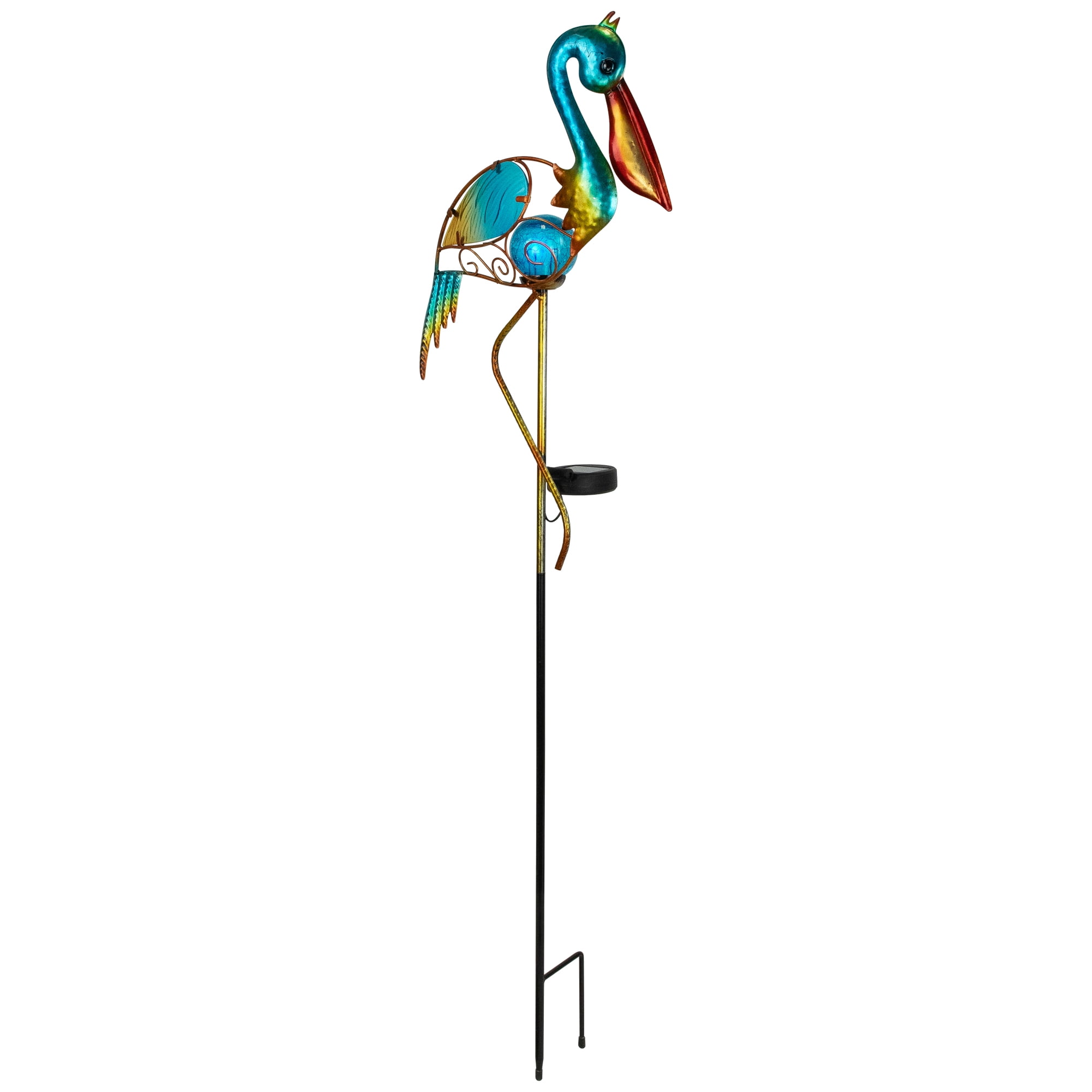 Northlight Solar Lighted Pelican Outdoor Garden Stake - 37.5"