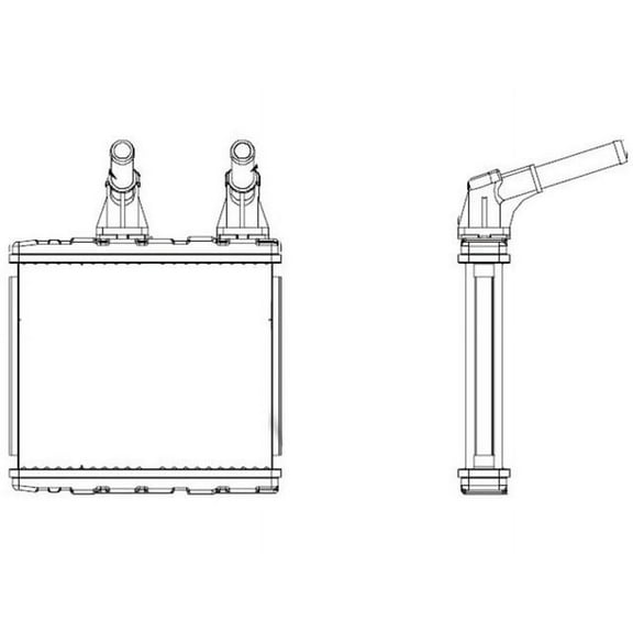 Heater Core - Compatible with 1998 - 2001, 2004 Nissan Frontier 1999 2000