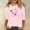 Pink, variant on qelini Breast Cancer Awareness Shirts for Women Casual Pullover Blouse Wowen's Graphic Tees Long Sleeve Shirts Fall Winter Crewneck Comfy Shirts Black XXXL