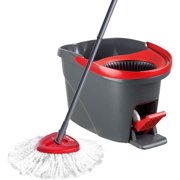Easy Wring and Clean Microfibre Mop and Bucket with Power Spin Wringer