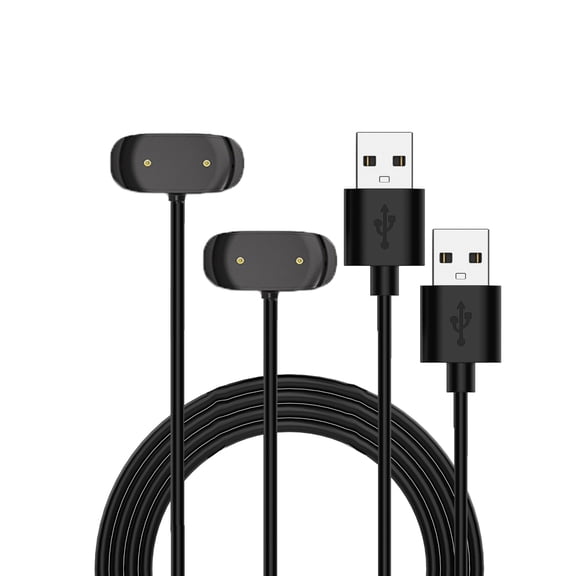 HYRACPO[2 Pack]Magnetic USB Charger Cable for Amazfit T-Rex pro/Active/Active Edge/Bip 5 unity/Bip 3/Bip 3 Pro Smartwatch,For Amazfit GTR 2/GTR 2e/GTS 2/GTS2e Charging Replacement Accessory 1M/3.3ft