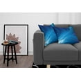 thumbnail image 3 of Ambesonne Blue Throw Pillow Cover 2 Pack, Streaming Stars on Cyberspace, 24", Sky Blue Royal Blue, 3 of 7