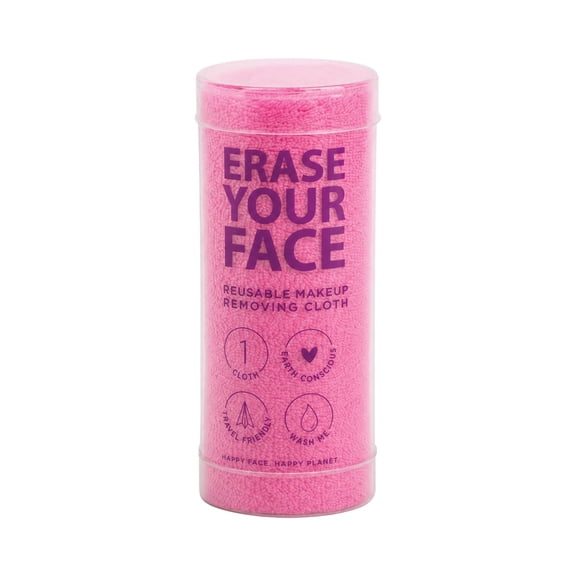 Erase Your Face Reusable Makeup Removing Cloth – Pink 1pc