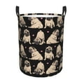 thumbnail image 6 of Lsque French Bulldog pattern Laundry Hamper Basket, Tall Woven Rope Hamper Basket for Clothes, Lightweight Storage Basket, Collapsible Waterproof-Medium, 6 of 8