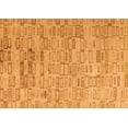 thumbnail image 1 of Ahgly Company Indoor Rectangle Abstract Orange Modern Area Rugs, 2' x 5', 1 of 4