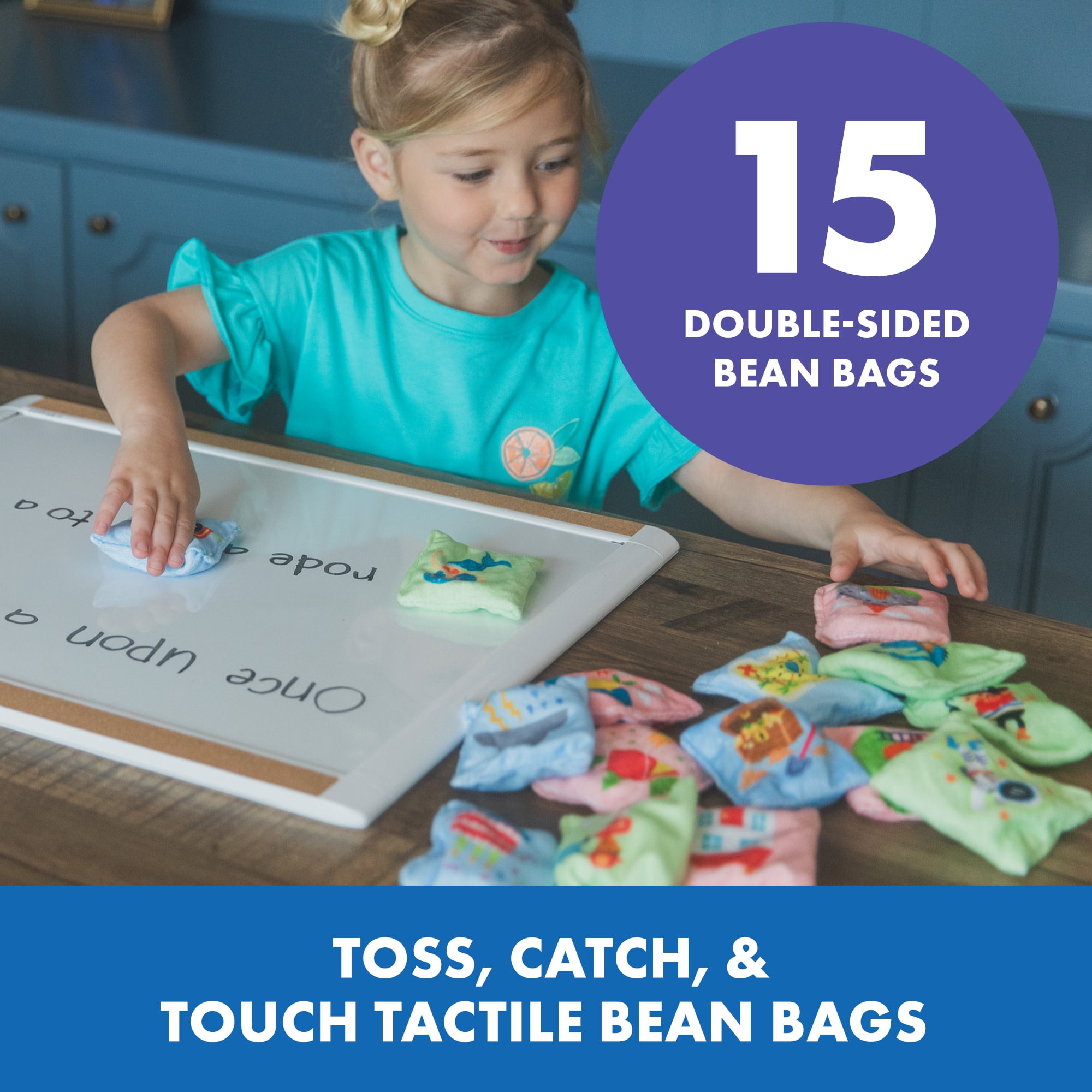 Educational Insights Storytelling Bean Bags Set, 16-Piece Interactive Beanbag Story Set for Ages 3 and Up