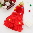 thumbnail image 6 of Primegos Christmas Pet Outfit with Star  Puppy Cape Clothes Xmas Tree Costume Holiday Party Attire for Cats, 6 of 8