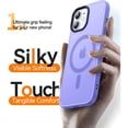 thumbnail image 6 of Entronix Magnetic Hybrid Phone Case Designed For iPhone XR Shockproof Heavy Duty Dual-Layered Cover, Purple, 6 of 6