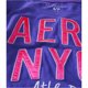thumbnail image 2 of Aeropostale - Camiseta adornada con apliques reflectantes para mujer, morado, grande, 2 of 2
