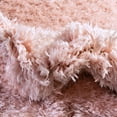 thumbnail image 4 of Unique Loom Infinity Shag Collection Area Rug - Jinko (4' 1" x 6' 1" Rectangle Pink Lace), 4 of 6