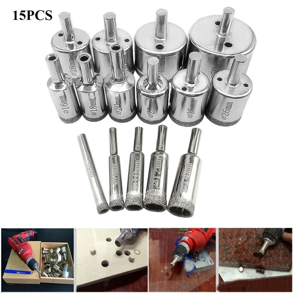 7mm Diamond coated hole saw core drills drill bit glass Tile Marble Ceramic 