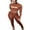 Brown, variant on Xingqing Womens Sexy Tight Pants Set Long Sleeve Turtleneck Crop Tops and High Waist Pants White S