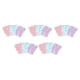 thumbnail image 2 of 15 pares de almohadillas de silicona reutilizables con forma de nube para extensiones de pestañas debajo de los ojos, color rosa, azul y morado., 2 of 14