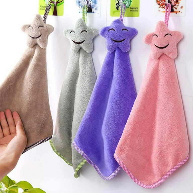 Hanging Kitchen Towel Cartoon, Cute Kitchen Bathroom Towel